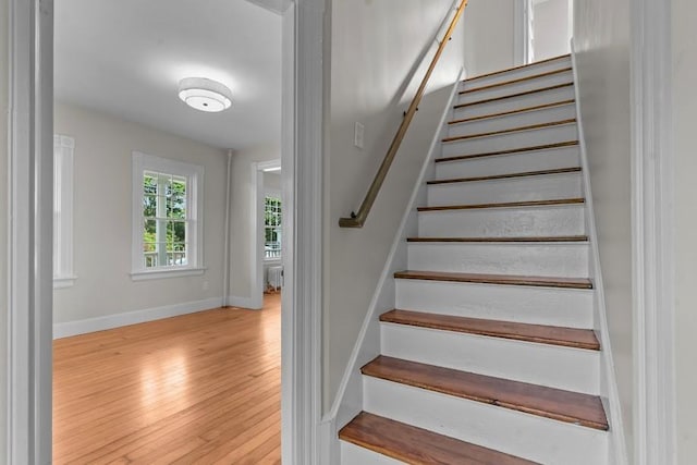 11 Taft St, Coventry, RI 02816 - stairs with wood finished floors and baseboards