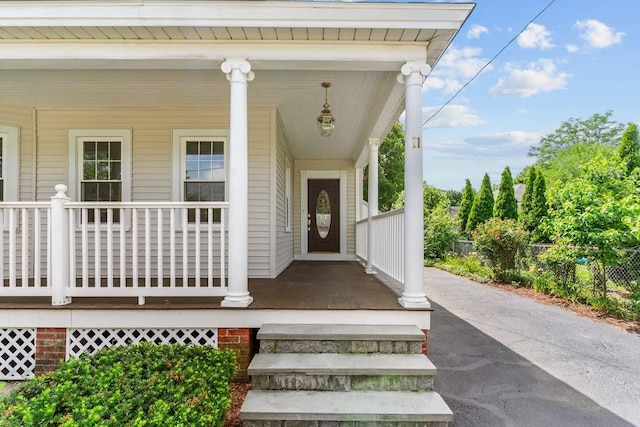 11 Taft St, Coventry, RI 02816 - property entrance featuring covered porch