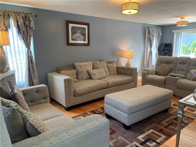 50 Paliotta Pkwy, Cranston, RI 02921 - living room featuring wood finished floors