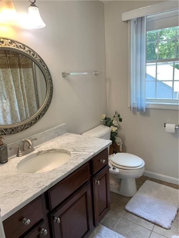 50 Paliotta Pkwy, Cranston, RI 02921 - bathroom with vanity and tile patterned floors