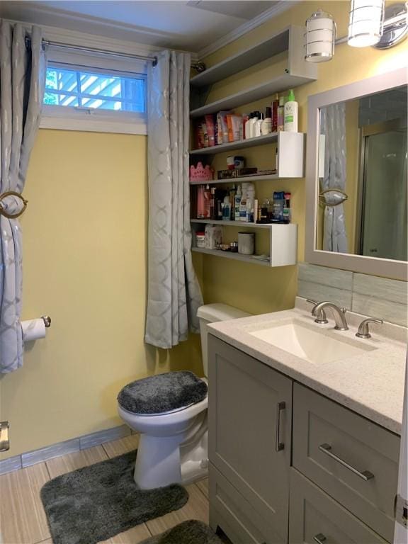 50 Paliotta Pkwy, Cranston, RI 02921 - bathroom with vanity and an enclosed shower