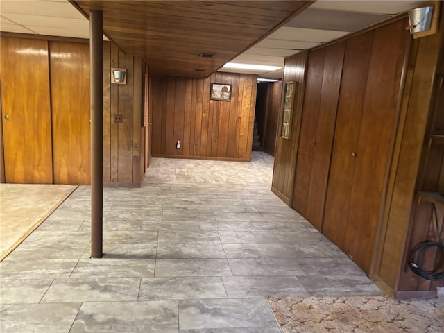 19 Leawood Dr, Cranston, RI 02920 - corridor featuring wood walls