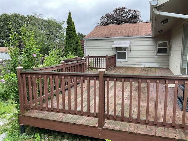 19 Leawood Dr, Cranston, RI 02920 - view of wooden deck