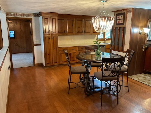 19 Leawood Dr, Cranston, RI 02920 - dining area with a chandelier and wood finished floors