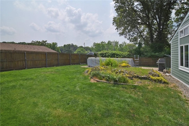 32 Harrington Dr, Johnston, RI 02919 - fenced backyard featuring an outdoor pool