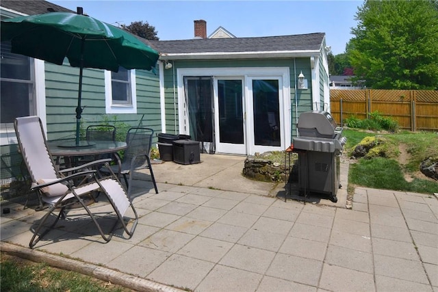 32 Harrington Dr, Johnston, RI 02919 - view of patio featuring area for grilling and outdoor dining area
