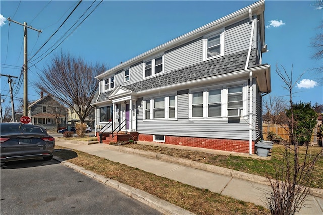 1264 Elmwood Ave, Providence, RI 02907 - view of front of house with roof with shingles