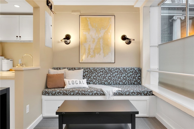 65 Weybosset St Unit 222, Providence, RI 02903 - living area with recessed lighting and electric panel