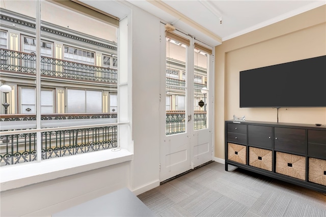 65 Weybosset St Unit 222, Providence, RI 02903 - entrance foyer with plenty of natural light and carpet