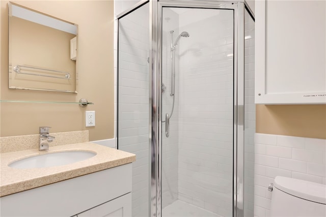 65 Weybosset St Unit 222, Providence, RI 02903 - full bathroom featuring vanity and a shower stall