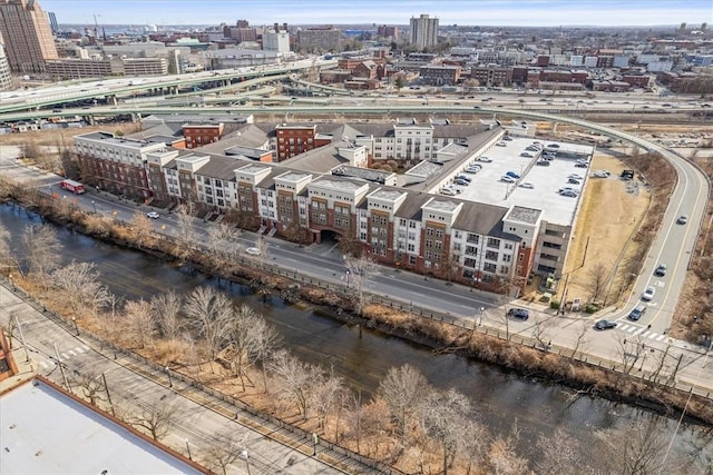 1000 Providence Pl Unit 201, Providence, RI 02903 - view of urban area with a large body of water and a highway