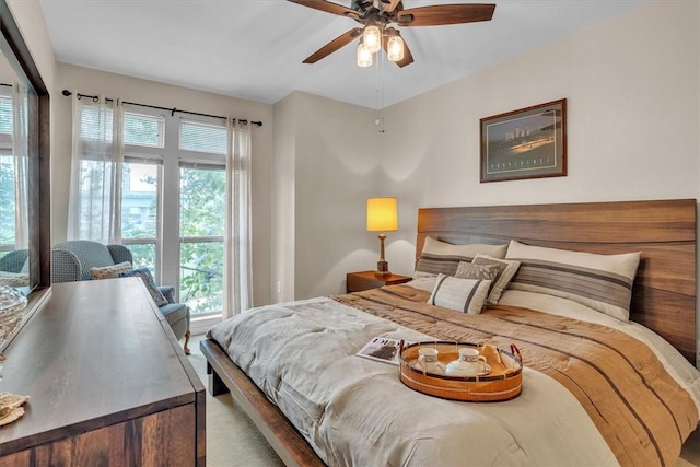 1000 Providence Pl Unit 201, Providence, RI 02903 - carpeted bedroom with a ceiling fan