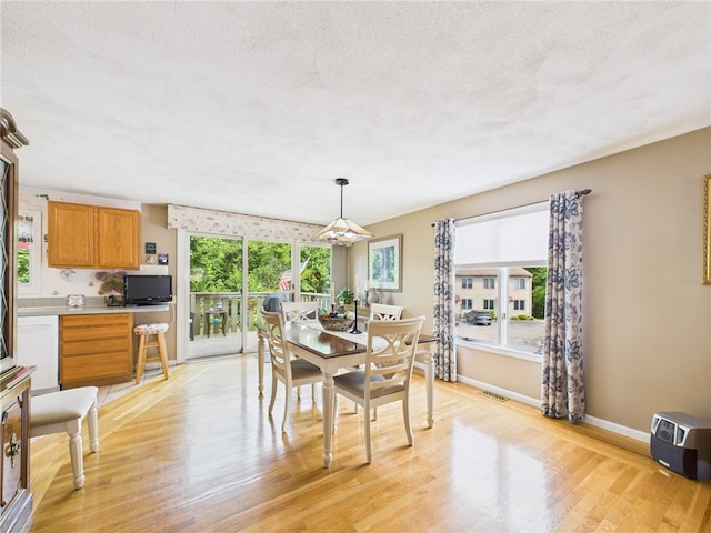 200 Cannon St Unit 130, Cranston, RI 02920 - dining room with light wood-type flooring and a textured ceiling