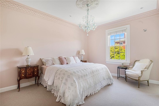 157 Waterman St Unit 2-5, Providence, RI 02906 - bedroom featuring light carpet and a chandelier