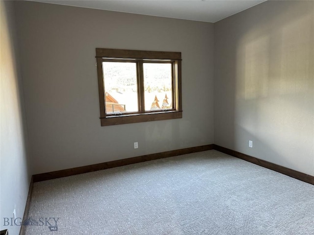 unfurnished room with carpet