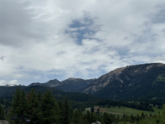 view of property view of mountains