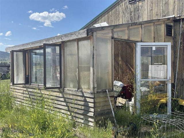 view of property exterior