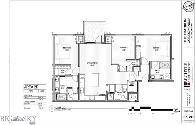211 Town Center Ave Unit 2D, Big Sky, MT 59716 - home floor plan