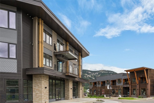 view of property featuring a mountain view