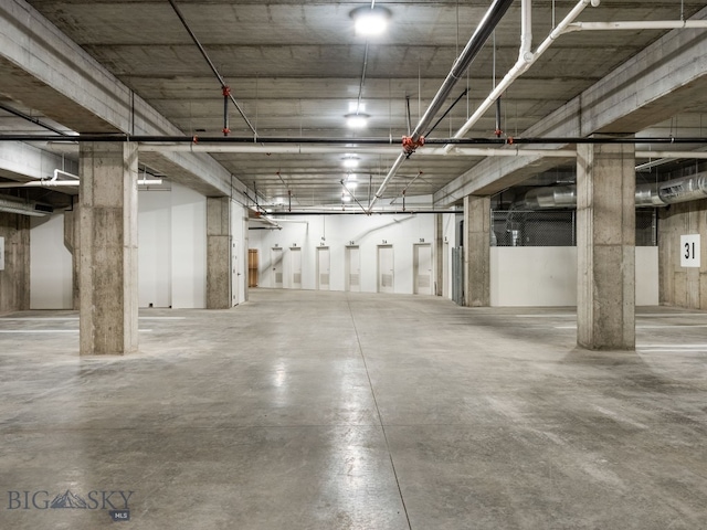 211 Town Center Ave Unit 2D, Big Sky, MT 59716 - view of parking garage
