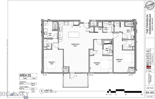 211 Town Center Ave Unit 2G, Big Sky, MT 59716 - floor plan / room layout