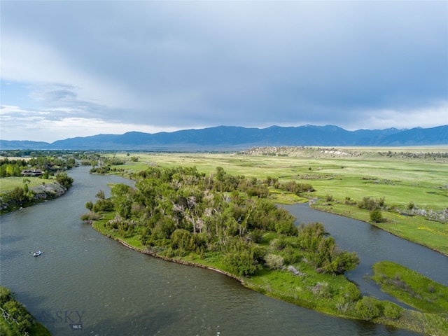 property view of mountains with a water view