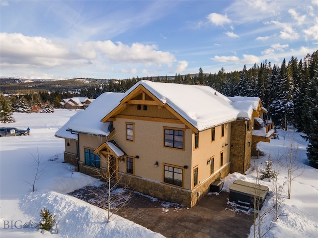 view of front of home