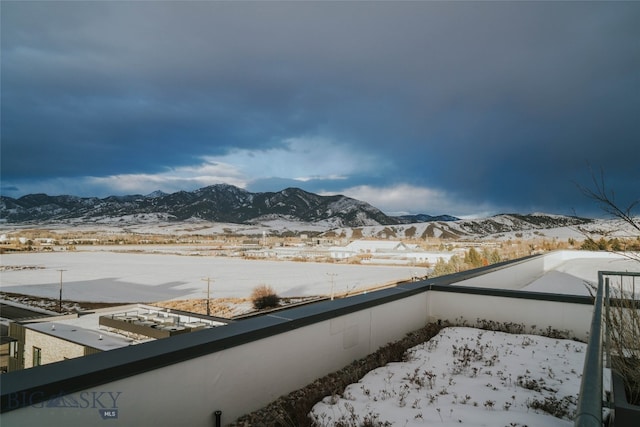 view of property view of mountains