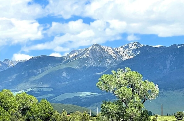 view of mountain feature