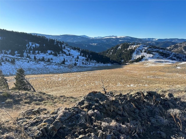 view of mountain feature