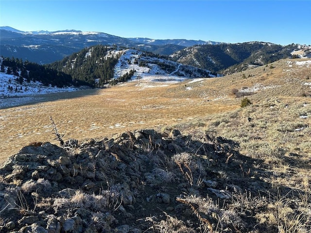 view of mountain feature