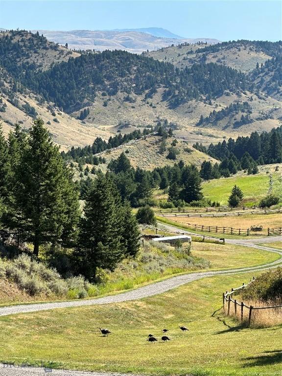 72 Sky Band Trl, Livingston, MT 59047 - mountain view with rural landscape