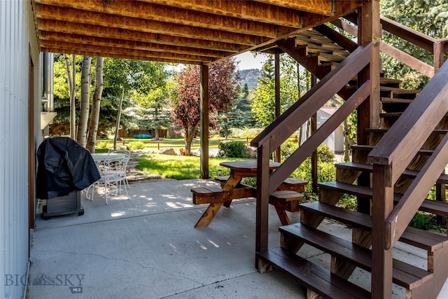 view of patio