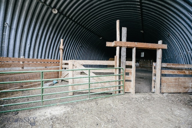 view of stable