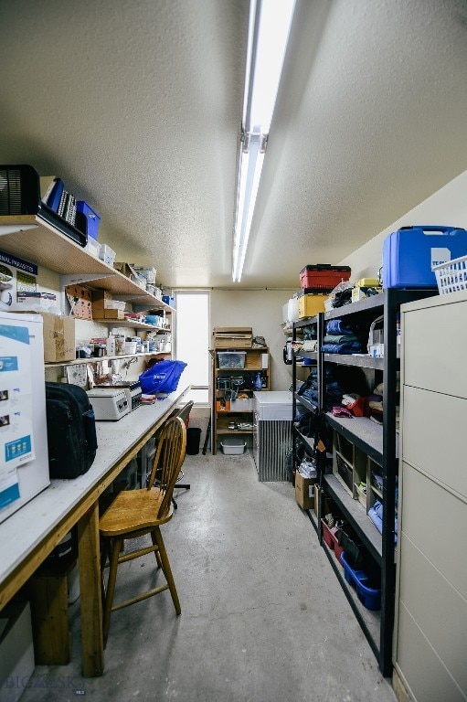 view of storage room