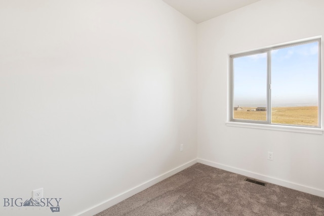 empty room with carpet floors