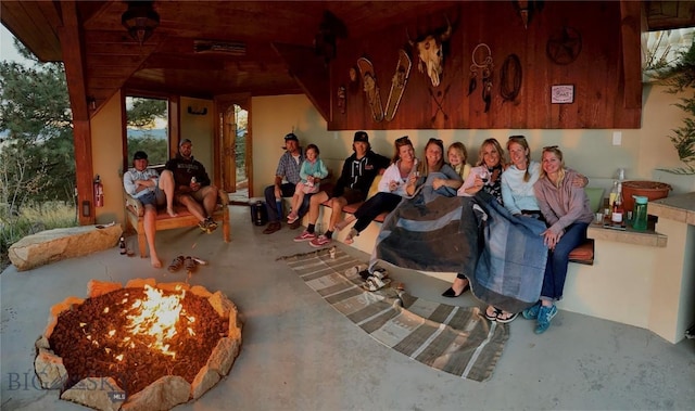 5275 Riverview Dr, Helena, MT 59602 - view of community featuring a fire pit