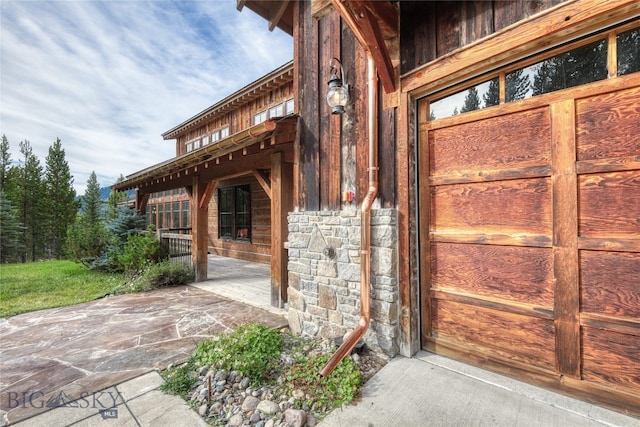 exterior space with a patio