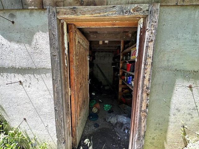 view of storage
