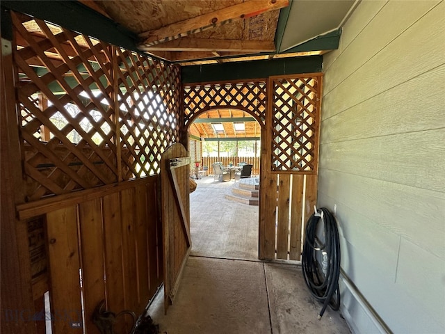 view of stable