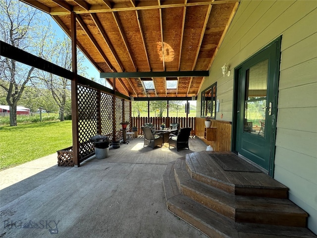 view of patio