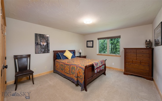 bedroom featuring carpet floors