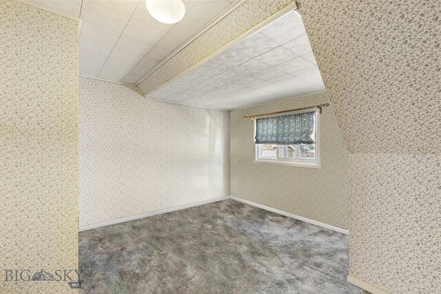 additional living space featuring carpet flooring