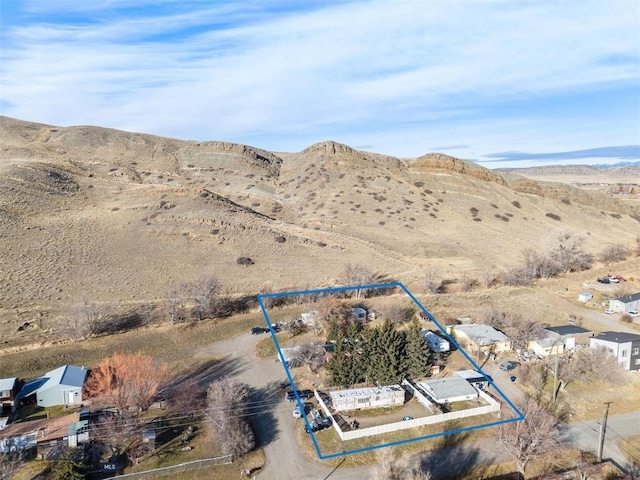 view of mountain feature with view of desert