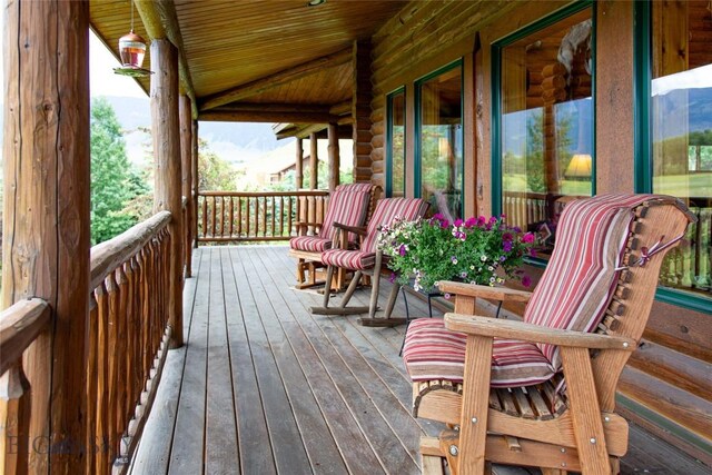 view of deck