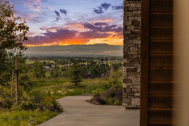 property view of mountains