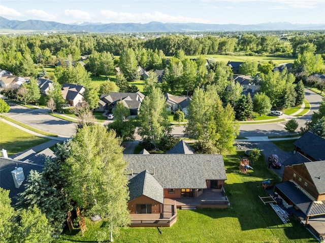 3127 Augusta Dr, Bozeman, MT 59715 - aerial view of residential area with a mountainous background