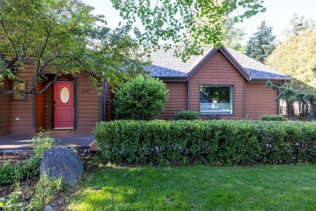 3127 Augusta Dr, Bozeman, MT 59715 - chalet / cabin featuring a shingled roof and a front yard