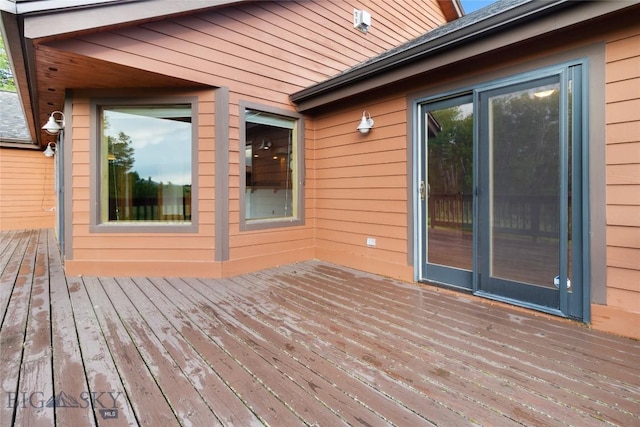 3127 Augusta Dr, Bozeman, MT 59715 - view of wooden terrace