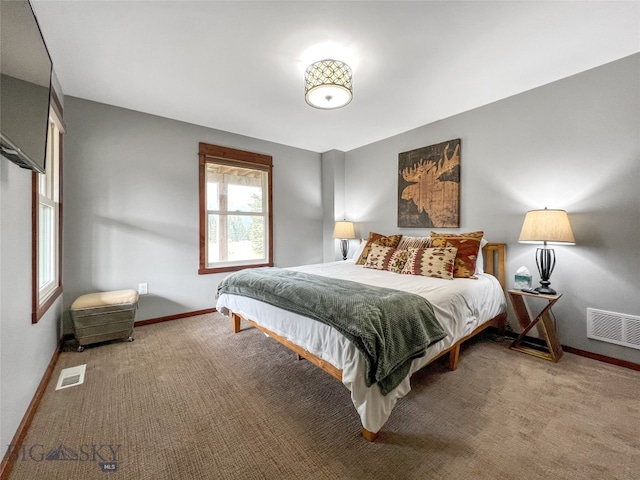 bedroom featuring carpet floors